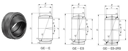 TG000型自调心高温关节轴承